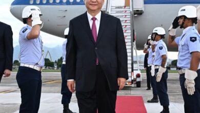 Photo of លោក Xi Jinping ប្រធានរដ្ឋចិនអញ្ជើញទៅដល់ទីក្រុង Rio de Janeiro(រីយ៉ូដឺហ្សាណេរ៉ូ) ដើម្បីចូលរួមកិច្ចប្រជុំកំពូលក្រុមប្រទេសG20 លើកទី ១៩ និងបំពេញទស្សនកិច្ចផ្លូវរដ្ឋនៅប្រទេសប្រេស៊ីល