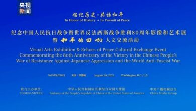 Photo of សកម្មភាពផ្លាស់ប្តូរប្រជាជននិងប្រជាជនឈ្មោះ”សំឡេងនៃសន្តិភាព”និងពិព័រណ៍ភាពយន្តនិងសិល្បៈស្តីពីការអបអរខួប ៨០ ឆ្នាំនៃថ្ងៃជ័យជម្នះនៃសង្រ្គាមប្រជាជនចិន