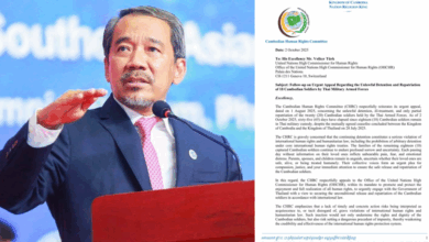 Photo of គណៈកម្មាធិការសិទ្ធិមនុស្សកម្ពុជា ដាក់ញ្ញត្តិជំរុញជាលើកទី២ ទៅOHCHR ដើម្បីអន្តរាគមន៍ដោះលែងទ័ពខ្មែរ១៨រូប