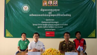 Photo of និយ័តករធានារ៉ាប់រងកម្ពុជា បញ្ជ្រាបចំណេះដឹងពីអត្ថប្រយោជន៍ “ផលិតផ​ល​ធានា​រ៉ាប់រងខ្នាតតូចលើដំណាំកសិកម្ម” ដល់ប្រជាកសិករនៅស្រុកបាកាន