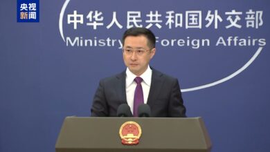 Photo of ក្រសួងការបរទេសចិន៖ ប្រសិនបើជប៉ុនហ៊ានជ្រៀតជ្រែកកិច្ចការច្រកសមុទ្រតៃវ៉ាន់ដោយកម្លាំងបាយនោះ ចិននឹងតបតយ៉ាងម៉ឺងម៉ាត់មិនខាន