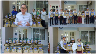 Photo of ក្លិបអ្នកកាសែតកម្ពុជា ចែកអាវក្រោះ និងមួកសុវត្ថិភាព ជាលើកទី២ ដល់អ្នកសារព័ត៌មាន