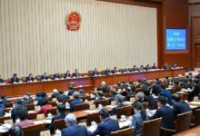 Photo of កិច្ច​ប្រជុំ​លើក​ទី​២១ នៃ​គណៈកម្មាធិការអចិន្ត្រៃយ៍នៃសភាតំណាងប្រជាជនទូទាំងប្រទេសចិននីតិកាលទី១៤ បាន​បិទបញ្ចប់​នៅក្រុង​ប៉េកាំង ក្រោម​អធិបតីភាព​របស់​លោក Zhao Leji លោក Xi Jinping ប្រធាន​រដ្ឋ​ចិន​បាន​ចុះ​ហត្ថលេខា​លើ​ក្រឹត្យប្រធានរដ្ឋ