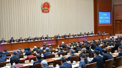 Photo of កិច្ច​ប្រជុំ​លើក​ទី​២១ នៃ​គណៈកម្មាធិការអចិន្ត្រៃយ៍នៃសភាតំណាងប្រជាជនទូទាំងប្រទេសចិននីតិកាលទី១៤ បាន​បិទបញ្ចប់​នៅក្រុង​ប៉េកាំង ក្រោម​អធិបតីភាព​របស់​លោក Zhao Leji លោក Xi Jinping ប្រធាន​រដ្ឋ​ចិន​បាន​ចុះ​ហត្ថលេខា​លើ​ក្រឹត្យប្រធានរដ្ឋ