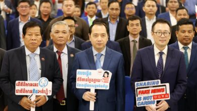 Photo of សេចក្តីប្រកាសព័ត៌មាន ស្តីពី ពិធីបើកសម្ពោធការអនុវត្តគម្រោង «យុទ្ធនាការលុបបំបាត់ព័ត៌មានក្លែងក្លាយ ពង្រឹងកិច្ចខិតខំប្រឹងប្រែងប្រយុទ្ធប្រឆាំងព័ត៌មានបំភ្លៃ»