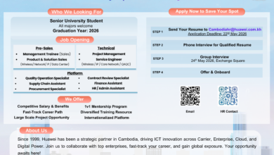 Photo of Start Your Career Journey with Huawei Cambodia!