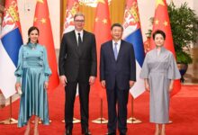 Photo of លោក Xi Jinping ប្រធានរដ្ឋចិនជួបពិភាក្សាការងារជាមួយលោក Vucic ប្រធានាធិបតីស៊ែប៊ី
