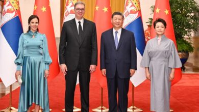 Photo of លោក Xi Jinping ប្រធានរដ្ឋចិនជួបពិភាក្សាការងារជាមួយលោក Vucic ប្រធានាធិបតីស៊ែប៊ី