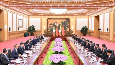 Photo of លោកXi Jinping ប្រធានរដ្ឋចិនជួបពិភាក្សាការងារជាមួយលោក មីន អ៊ុង ឡាំង ប្រធានាធិបតីមីយ៉ាន់ម៉ា