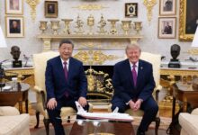 Photo of លោក Xi Jinping បានផ្លាស់ប្តូរមតិយោបល់ក្នុងជំនួបចង្អៀតជាមួយលោក Donald Trump