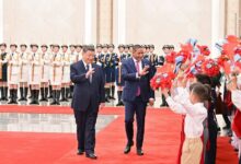Photo of លោក Xi Jinping ប្រធានរដ្ឋចិនជួបពិភាក្សាជាមួយលោក Duma Boko ប្រធានាធិបតីបុតស្វាណា